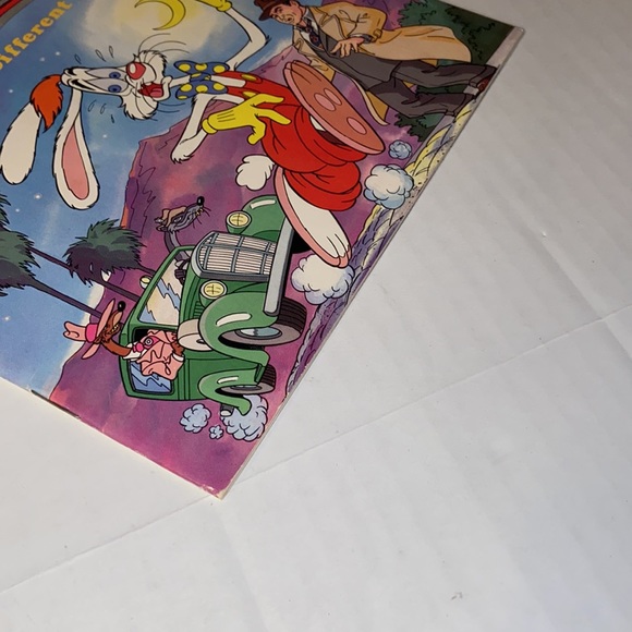 A Golden Book Who Framed Roger Rabbit 1988 “A Different Toon” Vintage Book - Picture 8 of 12